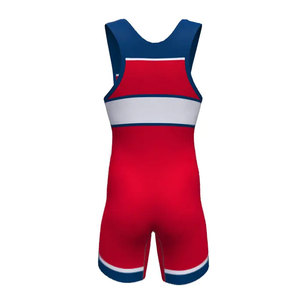 Uniformes de Lucha Libre con Descuentos por Volumen, Singlet Elástico, Diseños Personalizados OEM, 100% Poliéster, Secado Rápido y Transpirable - Product Image 3