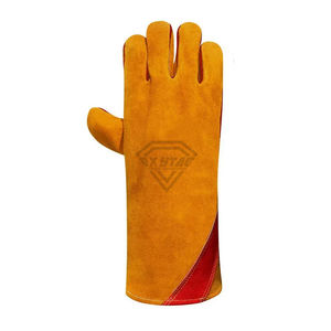 Guantes de Soldadura de Cuero Dividido de Primera Calidad, Resistentes al Calor, Guantes de Seguridad de Alta Resistencia para Trabajo Industrial, Construcción y Taller - Product Image 3