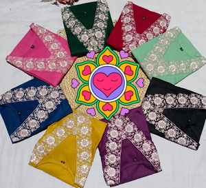 Ropa Étnica India, Kurtis de Algodón Sulb con Bordado Dori, para Festivales y Bodas, Kurtis de Tallas Grandes - Product Image 6