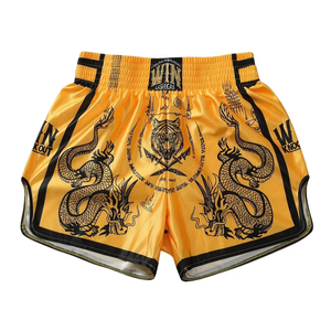 Pantalones Cortos de Muay Thai para Hombre, Estampado Satinado, Cintura Elástica, para Entrenamiento de Gimnasio, Kickboxing, Ligeros, Coloridos - Product Image 1