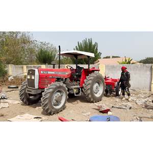 Tracteur moderne Massey Ferguson MF 375 4WD 75 HP avec crochet de remorque pour l'agriculture fabriqué au Pakistan - Product Image 4