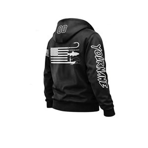 Sudadera con Capucha para Hombre, Diseño Gótico, Impresión Digital Personalizada, Corte Ajustado, 65% Algodón, Alta Calidad, Venta al Por Mayor - Product Image 4