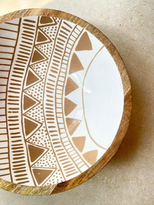 Direct From Manufacturer 4-Piece Eco-Friendly Vintage Handcrafted Wooden Salad/Serving Bowl and <b>Platter</b> Set Very Cheap Price! - Product Image 6