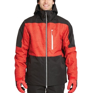Veste de snowboard pour homme 100% polyester, grande taille, coupe-vent, veste de ski, vêtements de ski et de snowboard personnalisés, vente en gros - Product Image 1