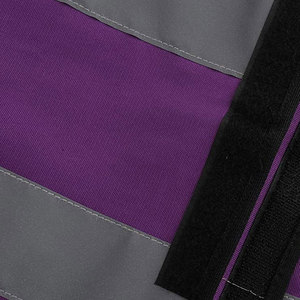 Chaleco de Seguridad Reflectante Morado 2026, Ecológico, para Hombre, Cuello en V, Transpirable, 100% Algodón, Ropa Exterior Informal de Verano, Color Sólido - Product Image 5