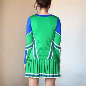 Tenue de cheerleading personnalisée OEM de qualité supérieure pour femmes, ensembles de strass 100 % polyester, confortables et sur mesure - Product Image 6