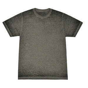 T-shirt à manches courtes pour homme, coupe ample, tie-dye, col rond, coupe classique, couleur unie, jersey 100% coton - Product Image 6