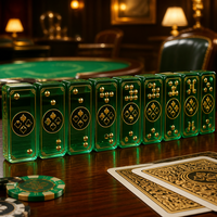 Tuiles de Mahjong gravées, durables, artistiques et exquises, conçues pour les passionnés de Mahjong dédiés