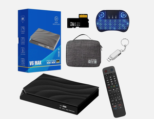 กล่องรับสัญญาณทีวีดิจิตอล vSeeBox V6 Plus Smart Media Player แรม 4GB รอม 64GB รองรับความละเอียด 8K Ultra Streaming ระบบ Android OTT - Product Image 2