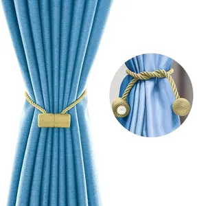 Exportieren von hochwertigem Vorhang zubehör Starke magnetische Vorhang-Raff halter Vorhang halter Kunden spezifisches Design zu besten Preisen