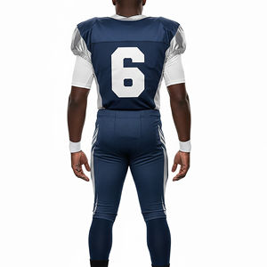 Nouvel arrivage 2026 – Tenue d'entraînement de football américain sur mesure en 100 % polyester, grande taille, manches courtes, design sublimé - Product Image 3