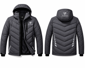 Chaqueta de Invierno Impermeable con Capucha para Hombre, Chaqueta Acolchada para Senderismo al Aire Libre, Abrigo Informal, Fabricante OEM ODM - Product Image 2