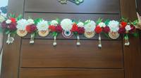 Guirlande de fleurs en polyester mélangé faite à la main, décor indien pour la maison, Toran Bandharwal JM INTERNATIONAL, best-seller pour Diwali