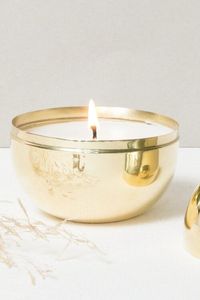 Vases à bougies en laiton, contenants de luxe pour la fabrication de bougies d'aromathérapie, élégants accessoires décoratifs pour la maison et la table. - Product Image 2