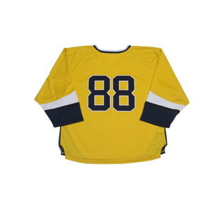 Wholesale OEM <b>Ice</b> Hockey Jersey Mesh Fabric Tackle Twill Embroidery Custom Name Number Lace Up V Neck Sports Team Wear Jersey - Product Image 5