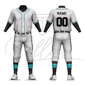 Tenue d'entraînement OEM, uniforme de baseball nouveau design, uniformes de baseball à bas prix - Product Image 4