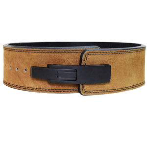 Ceinture de musculation en caoutchouc naturel épais et PVC, respirante, personnalisable avec logo, pour entraînement de musculation et de fitness. - Product Image 4