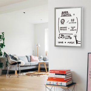 Exquisita Pizarra Magnética Gris Multifuncional con Panel Perforado - Product Image 5