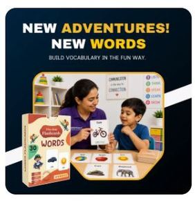 Tarjetas de Aprendizaje Temprano Medlab India Words, Juego de 30 Tarjetas Educativas para Niños Pequeños y Enseñanza Familiar, Seguro para Niños - Product Image 4