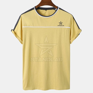 Camiseta de Verano para Hombre, Informal, de Primera Calidad, 100% Algodón, Corte Holgado, Sólida, Transpirable, de Secado Rápido, Ligera y Duradera - Product Image 1