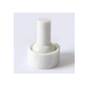 Mortero y Pilón de Mármol Natural Ecológico, Herramienta de Cocina Manual - Product Image 6