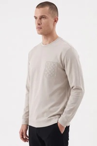 บริการ OEM เสื้อสเวตเชิ้ตแบบสวมหัว คอโอ ทรงปกติ ผ้าฝ้ายฟลีซบุซับใน น้ำหนักเบา ระบายอากาศได้ดี สีพื้นเรียบ สำหรับฤดูหนาว - Product Image 4