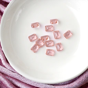 Morganite rose naturelle octogonale utilisée pour la fabrication de bijoux, disponible en gros et sur mesure, morganite rose de haute qualité - Product Image 3