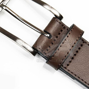 Ceinture en cuir de vachette de qualité supérieure pour hommes, ceinture formelle pour le bureau, ceinture à boucle réglable, ceinture en cuir de luxe pour hommes - Product Image 3