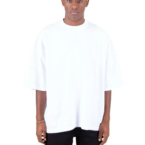 Shaka Wear Quality Heavy <b>Weight</b> Slub Cotton T Shirt Summer Wholesale Mens Clothes <b>Blank</b> Round Neck Unisex Plain T-shirts Tees - Product Image 4
