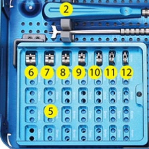Conjunto de Herrajes para Implantes Espinales: Tornillos Pediculares de Titanio, Conectores de Varilla y Componentes de Gancho para Fijación Ortopédica Quirúrgica de Implantes Espinales - Product Image 2
