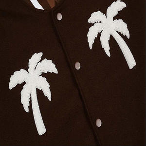 Chaqueta Varsity Retro de Invierno para Hombre, Estilo Béisbol Multicolor, con Material de Secado Rápido - Product Image 4