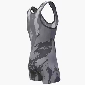 Custom High Quality Cheap Wholesale Sublimation Wrestling Wrestling Singlets Men Wrestling Tights Custom Colors Logo - Product Image 6
