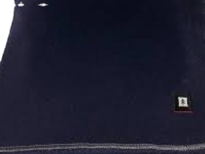 ผ้าห่มขน100% สีกรมท่าสำหรับใช้งานกลางแจ้งใช้ในการตั้งแคมป์ - Product Image 3