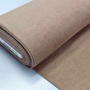 Tela de pana de ocho rayas, 220 GSM, material de poliéster de peso medio, resistente a las arrugas, acabado mate suave para confección de ropa. - Product Image 1