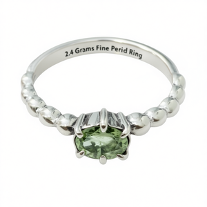 2.4 Grams Fine <b>Peridot</b> <b>Ring</b> - Product Image 2