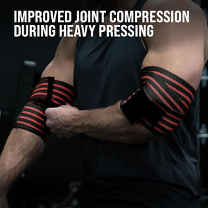 Sangles de soutien du coude en néoprène respirantes, durables et personnalisables avec logo, et sangles de poignet réglables pour la musculation – Qualité supérieure, en promotion - Product Image 3