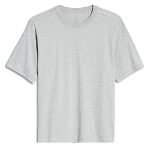 Camiseta 100% algodón para hombre, corte holgado, cuello redondo estampado, camiseta de algodón de alta calidad, cuello redondo, ligera, OEM - Product Image 1