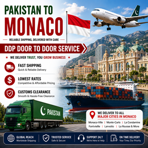 Servicio de Envío de Pakistán a Mónaco |   Transporte Aéreo y Marítimo |   Entrega de Carga Puerta a Puerta - Product Image 1