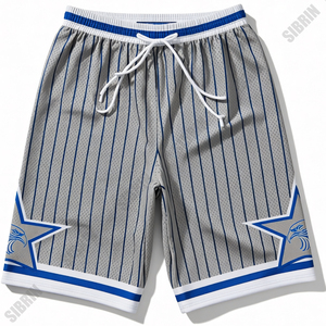 Pantalones Cortos de Baloncesto Personalizados Sibrin |   Camisetas de Equipo, Pantalones Cortos, Logotipo, Nombre, Número |   Pantalones Cortos de Baloncesto Sublimados 100% Poliéster Transpirables - Product Image 1