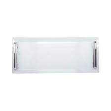 Modern Acrylic Display Serving Storage Tray For Tea Coffee Breakfast Trending <b>Clear</b> Organizer Tray For Home & Coffee <b>Table</b> Decor - Product Image 2