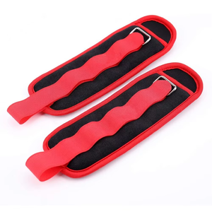 Sangles de cheville personnalisées pour la gym, 1 pièce, rembourrées avec anneau en D, en coton, latex, caoutchouc, polyester, pour poids de jambe, exercices sportifs - Product Image 5