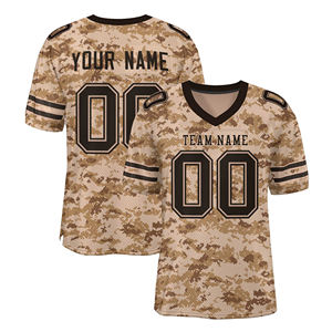 Camiseta de Fútbol Americano de Malla Transpirable con Frente Corto, Venta al por Mayor, Servicio Personalizado OEM/ODM, Ropa Deportiva de Alto Rendimiento - Product Image 1