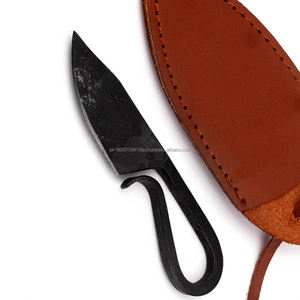 Couteau Viking médiéval fait à la main fer forgé et acier au carbone lame pleine soie Application industrielle de style antique - Product Image 2