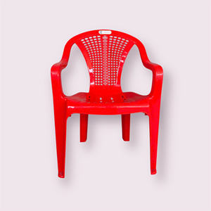 Modern Outdoor Plastic <b>Dining</b> <b>Chair</b> – <b>Stackable</b> Garden, Beach & Banquet Armchair Furniture-40x48x63cm- - Product Image 1