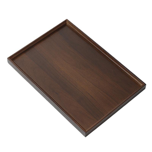 Wooden Rectangular <b>Tea</b> <b>Tray</b> Wooden <b>Tray</b> Wooden Hotel Dinner <b>Tray</b> Suitable for Dinner Dessert Bathroom Supplies Kitchen Storage - Product Image 1