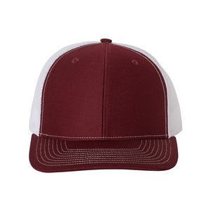Casquette de sport pour homme en maille à 6 panneaux, bicolore, imprimée, de haute qualité, avec logo brodé, style trucker snapback, idéale pour l'été en extérieur - Product Image 4