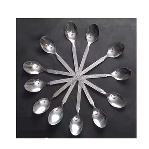 Hotel Supply Metal Coffee Tea Spoon Stainless Steel Sugar Stirring Spoon Dessert Cutlery Dining Table - Product Image 3