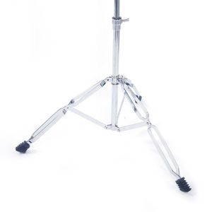 Supporto per Piatti Regolabile e Pieghevole in Argento con Braccio e Adattatore per Percussioni, Realizzato in Ferro Resistente - Product Image 3