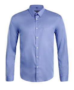 Camisa Formal 100% Algodón, Color Sólido, Cómoda, Manga Larga, Fabricante de Camisas para Pedidos al por Mayor de Bangladesh - Product Image 2