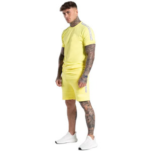 Athletic international Manufacturer Bulk Wholesale Hot Style Custom Logo Anti pilling <b>Twin</b> <b>sets</b> Summer Side Stripe <b>Twin</b> <b>Sets</b> - Product Image 1